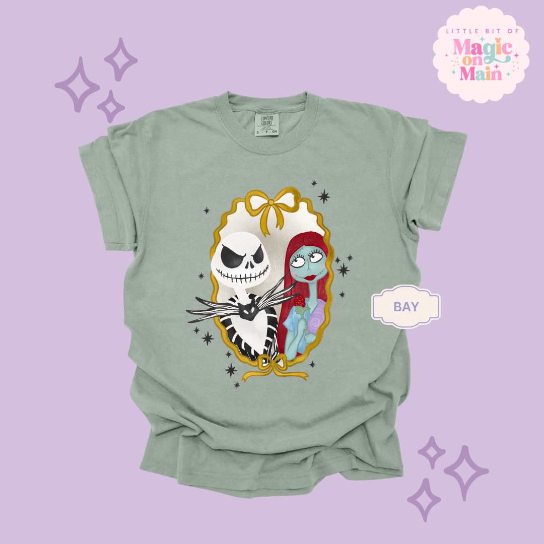PRINTED JACK AND SALLY - ADULT T-SHIRT