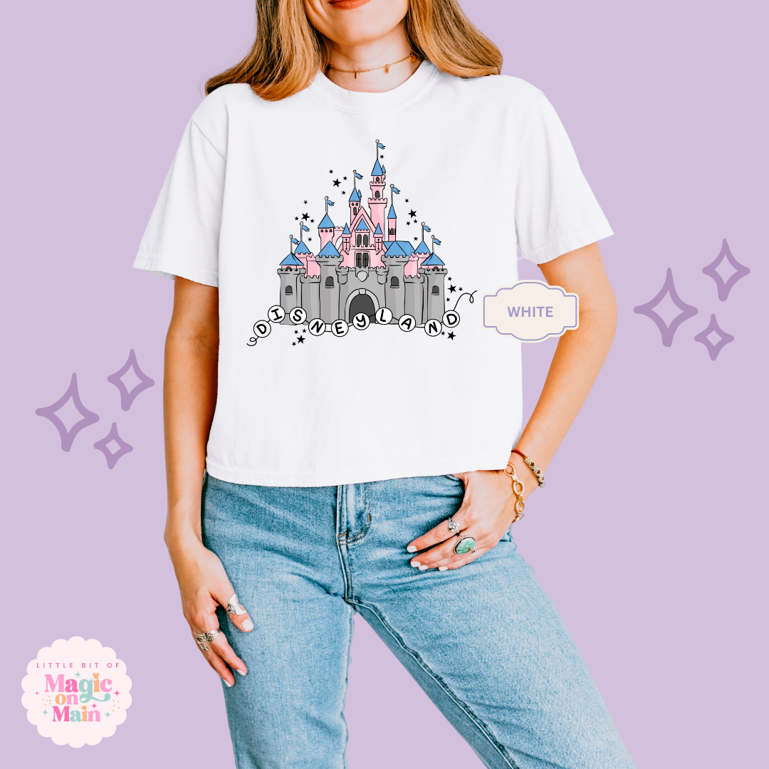 PRINTED DLAND CASTLE - WOMENS BOXY T-SHIRT