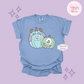 PRINTED MONSTER PUMPKINS - ADULT T-SHIRT