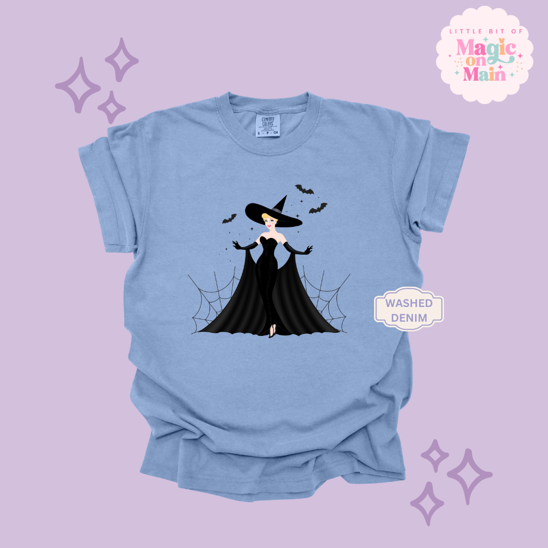 PRINTED SPOOKY CINDY - ADULT T-SHIRT