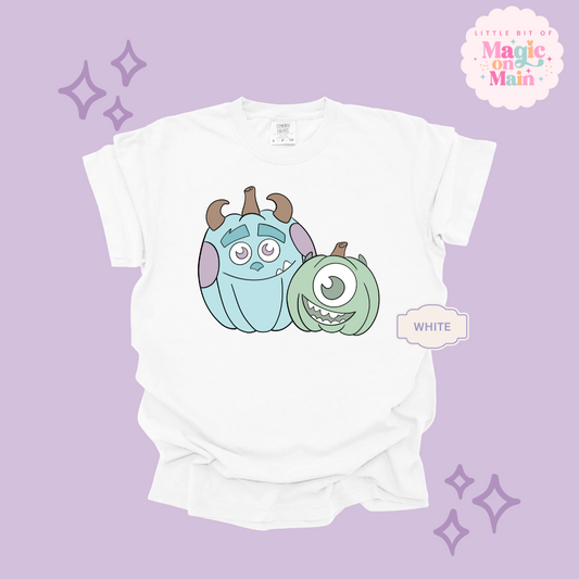 PRINTED MONSTER PUMPKINS - ADULT T-SHIRT