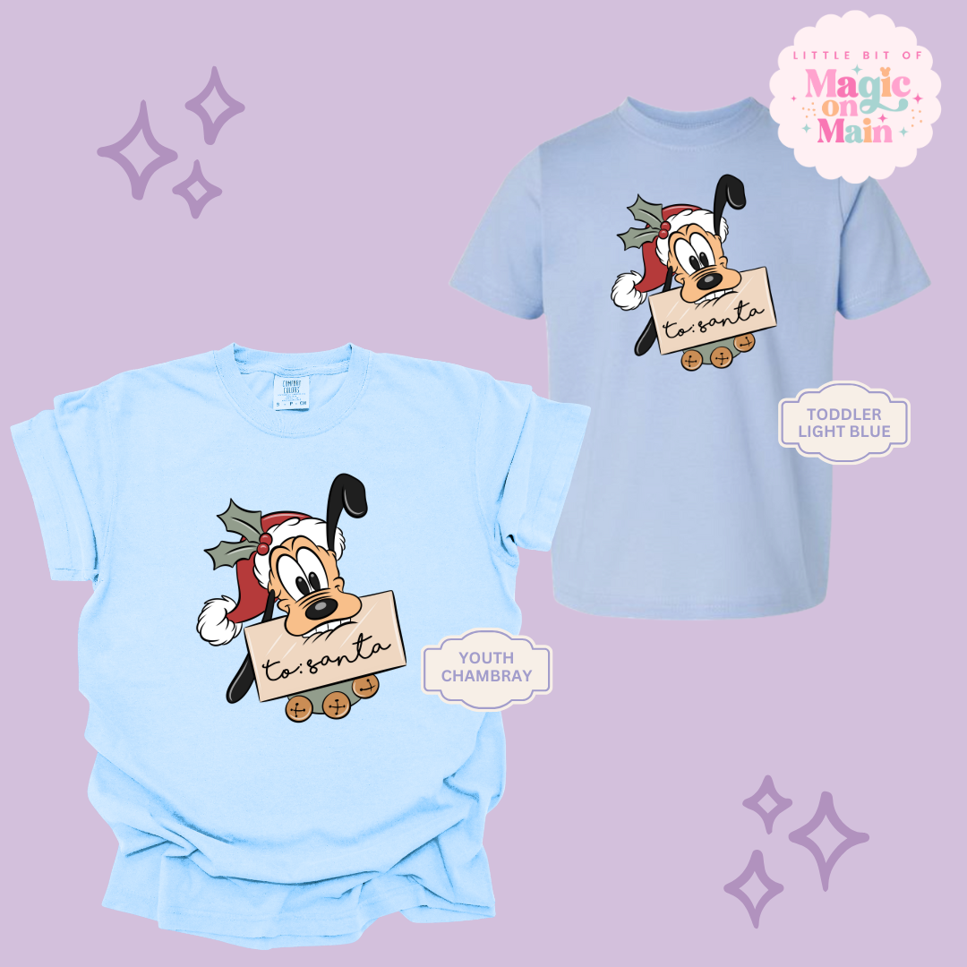 PRINTED PLUTO CHRISTMAS - YOUTH/TODDLER