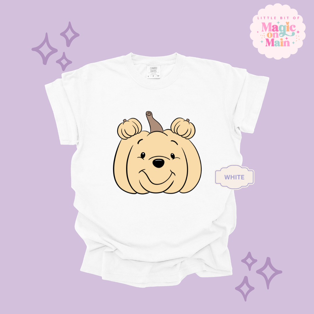 PRINTED POOH PUMPKIN - ADULT T-SHIRT