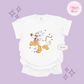PRINTED HALLOWEEN PLUTO - ADULT T-SHIRT