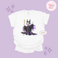 PRINTED MALEFICENT DAISY - ADULT T-SHIRT