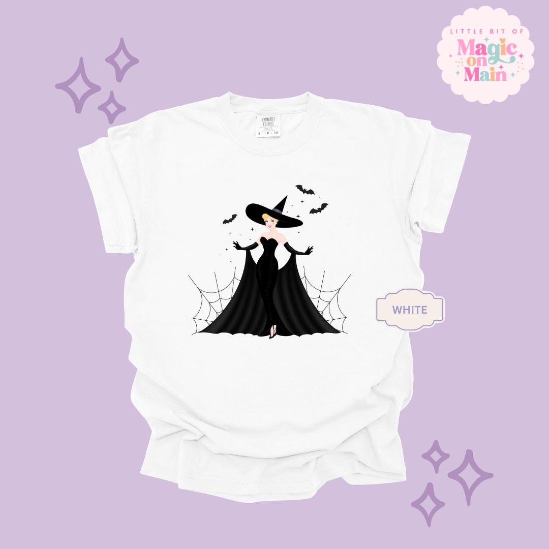 PRINTED SPOOKY CINDY - ADULT T-SHIRT