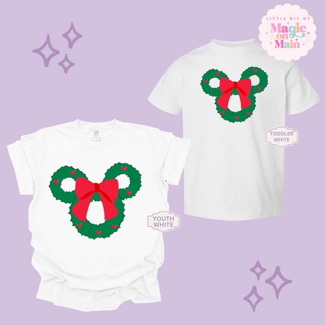 PRINTED MCKY WREATH - EXCLUSIVE TO MoM - YOUTH/TODDLER