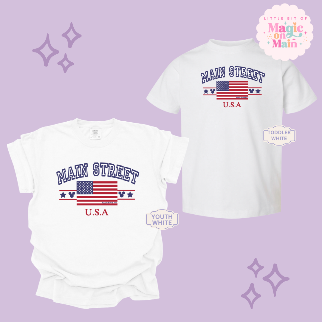 PRINTED MAIN STREET USA - EXCLUSIVE TO MoM - YOUTH/TODDLER 10063