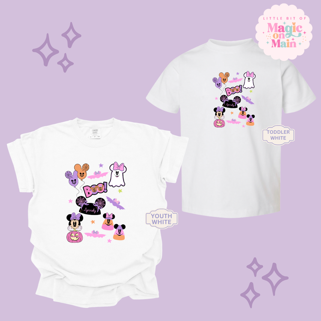 PRINTED GHOULY HALLOWEEN - EXCLUSIVE TO MoM - YOUTH/TODDLER 10059