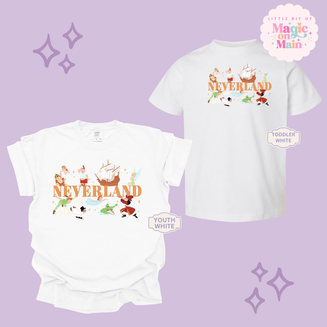 PRINTED NEVERLAND - EXCLUSIVE TO MoM - YOUTH/TODDLER 10049