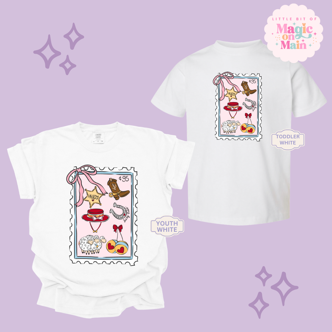 PRINTED GIRLIE POP STAMP - YOUTH/TODDLER 10002