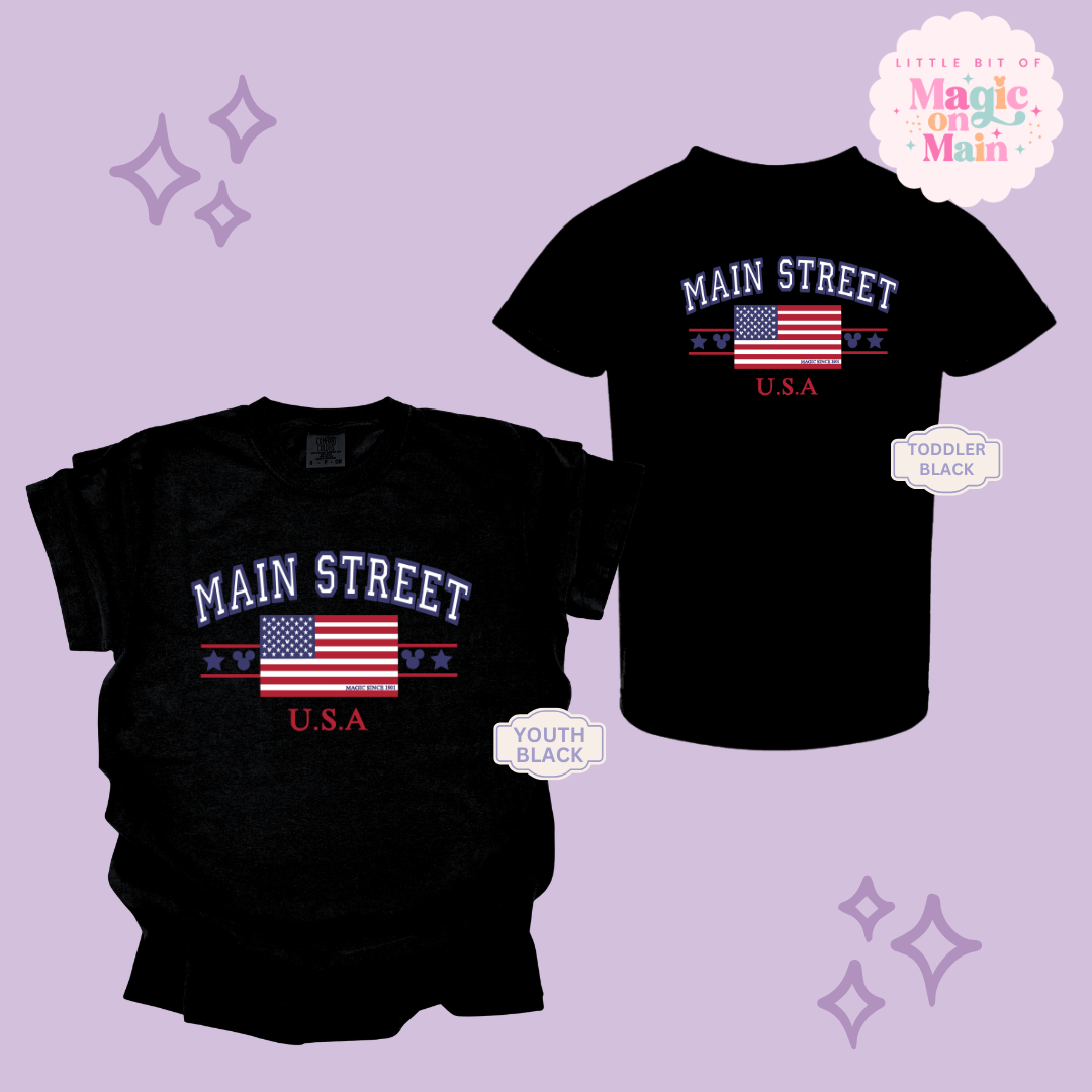 PRINTED MAIN STREET USA - EXCLUSIVE TO MoM - YOUTH/TODDLER 10063