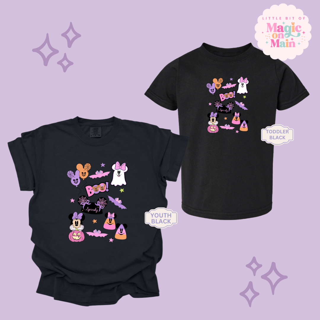 PRINTED GHOULY HALLOWEEN - EXCLUSIVE TO MoM - YOUTH/TODDLER 10059
