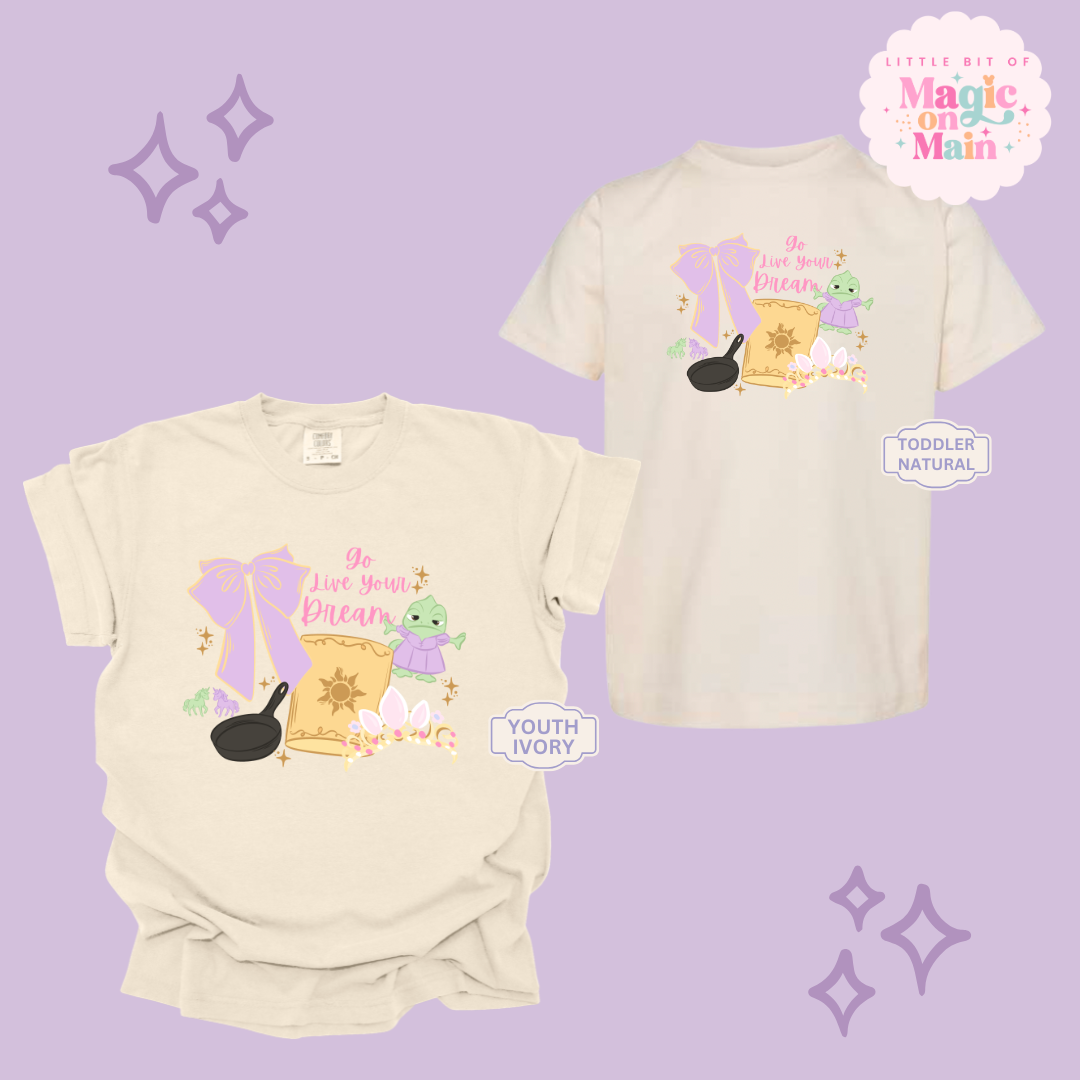 PRINTED GO LIVE YOUR DREAM - EXCLUSIVE TO MoM - YOUTH/TODDLER 10043