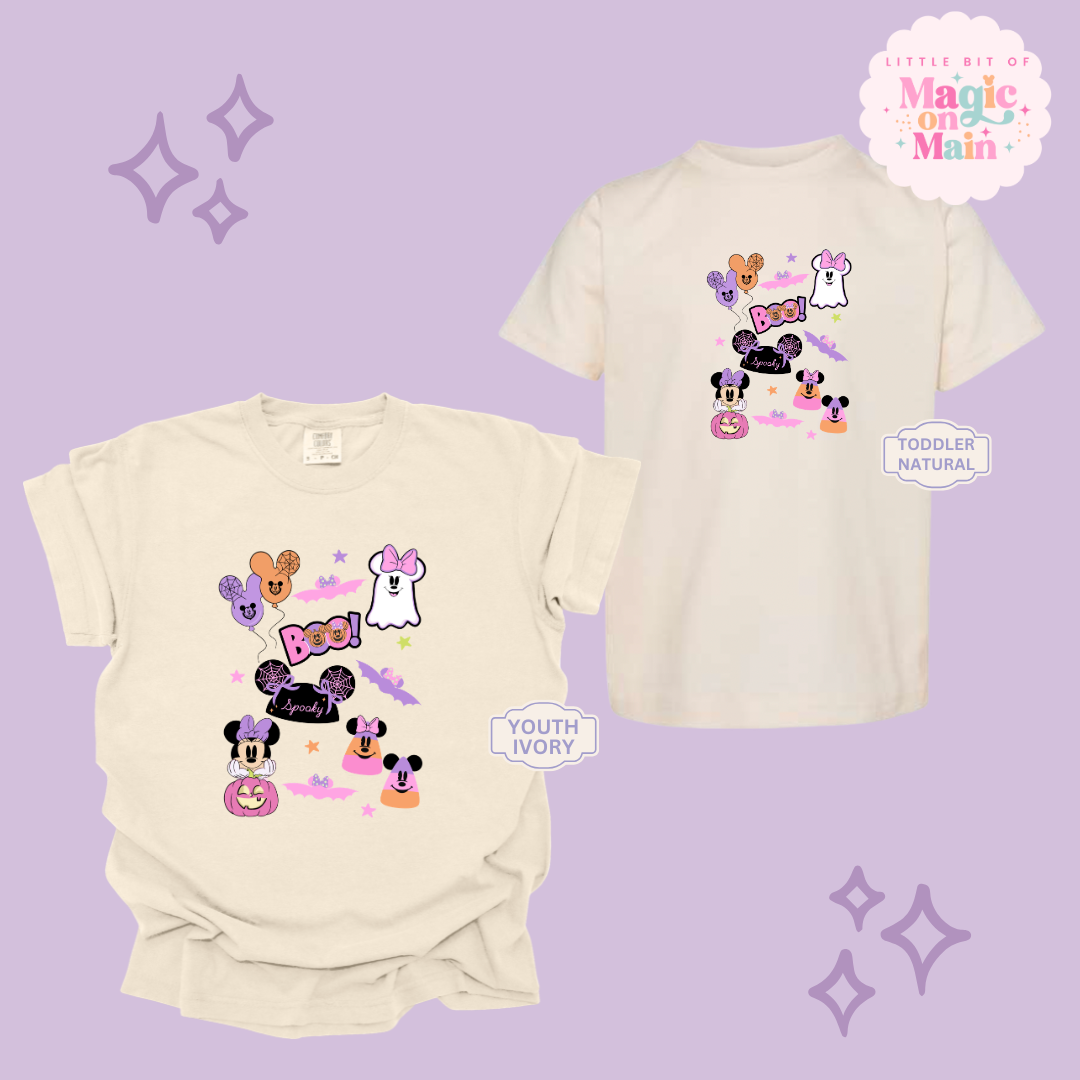 PRINTED GHOULY HALLOWEEN - EXCLUSIVE TO MoM - YOUTH/TODDLER 10059