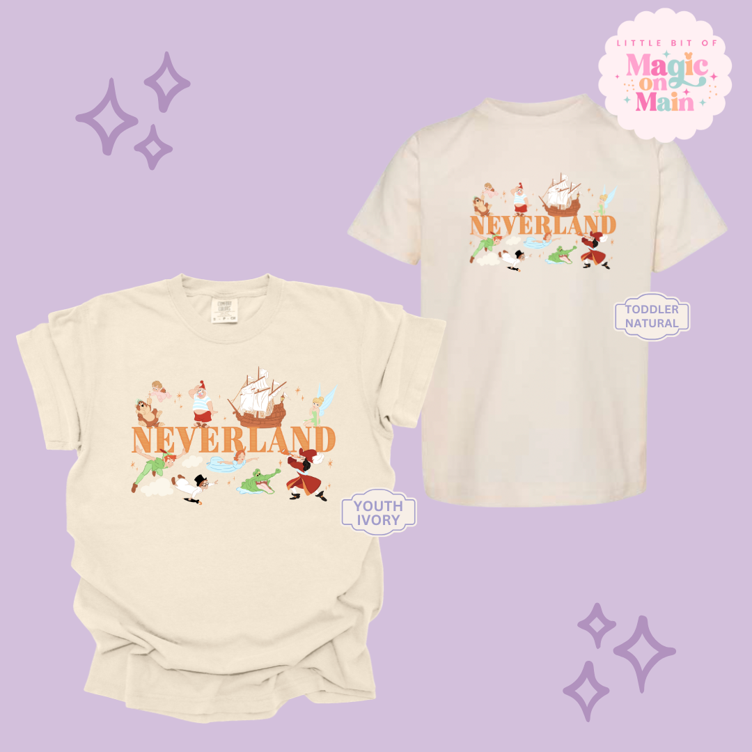PRINTED NEVERLAND - EXCLUSIVE TO MoM - YOUTH/TODDLER 10049