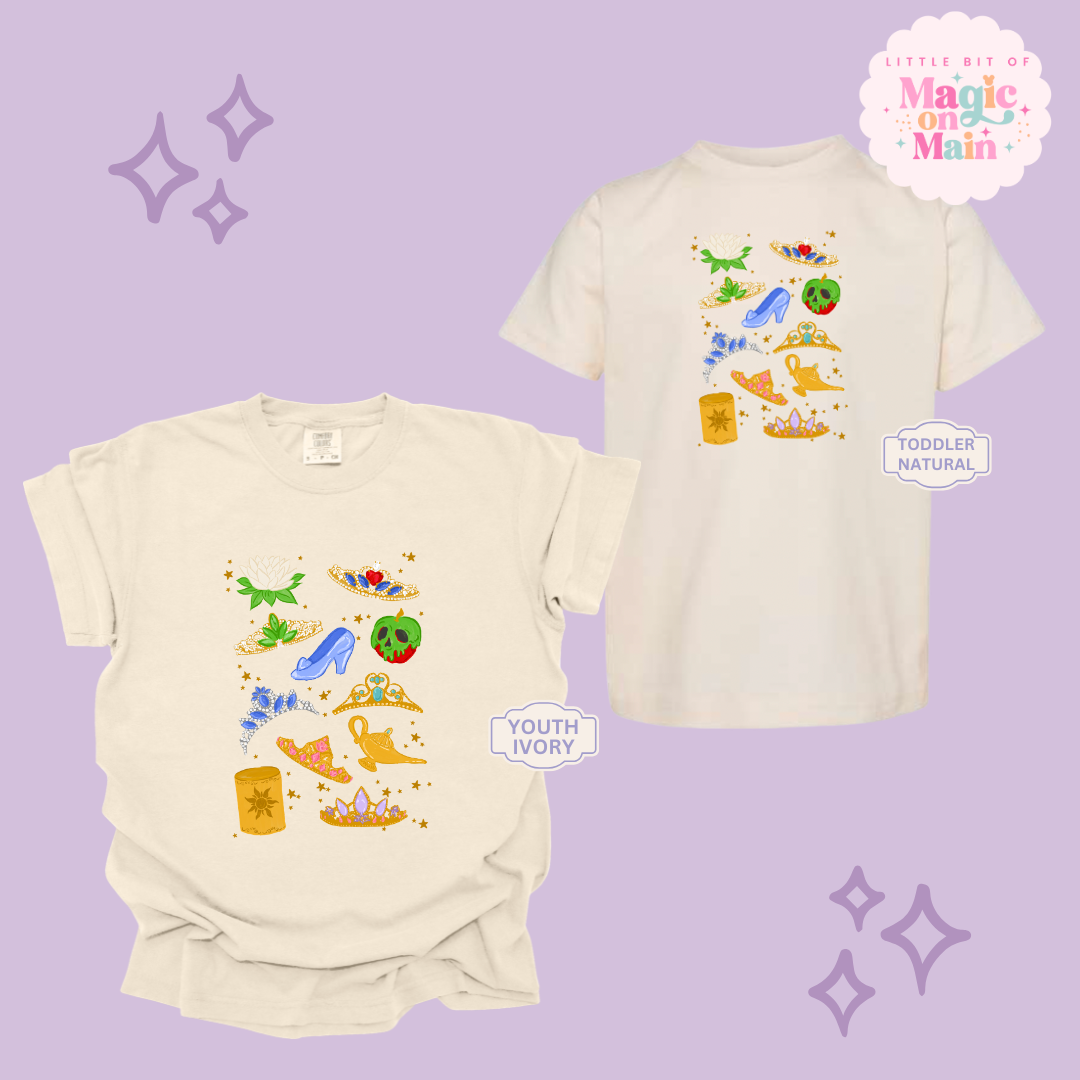 PRINTED PRINCESS ELEMENTS - YOUTH/TODDLER 10050
