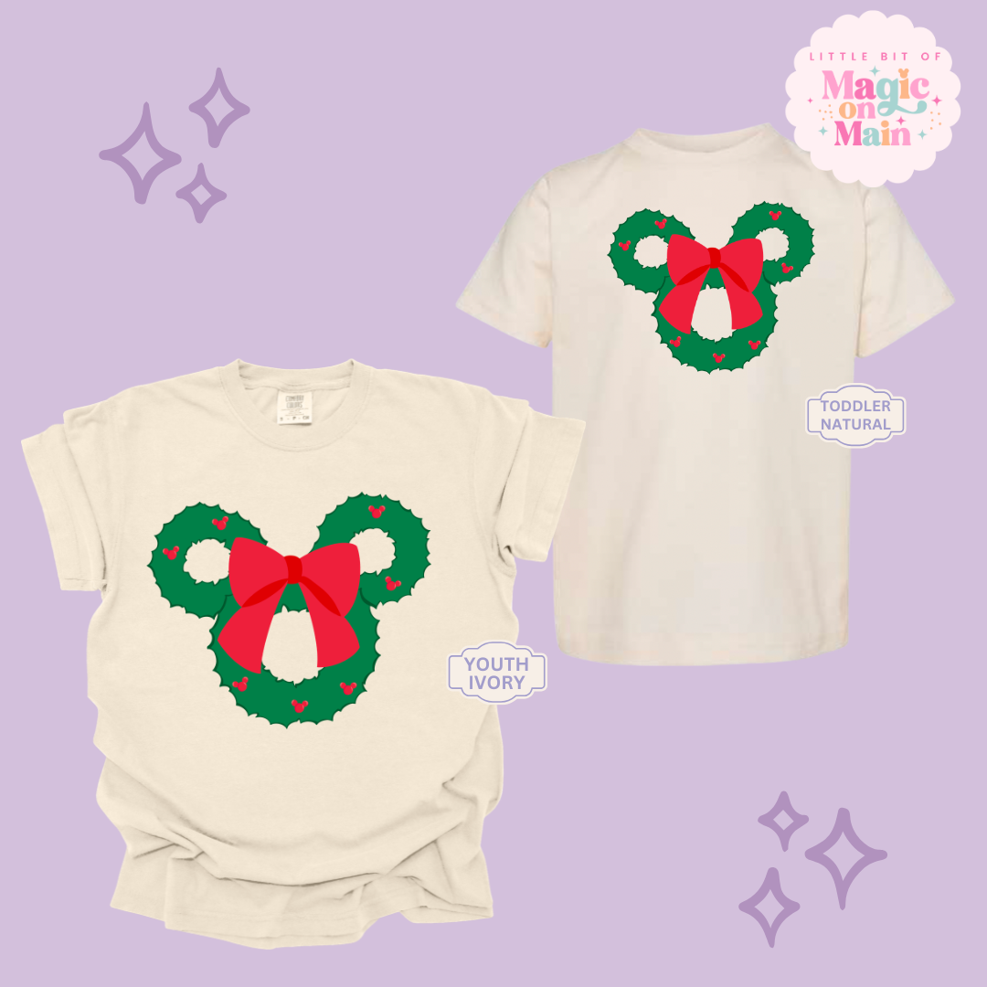 PRINTED MCKY WREATH - EXCLUSIVE TO MoM - YOUTH/TODDLER