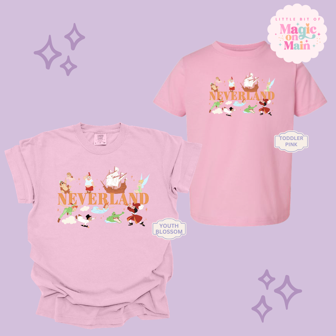 PRINTED NEVERLAND - EXCLUSIVE TO MoM - YOUTH/TODDLER 10049