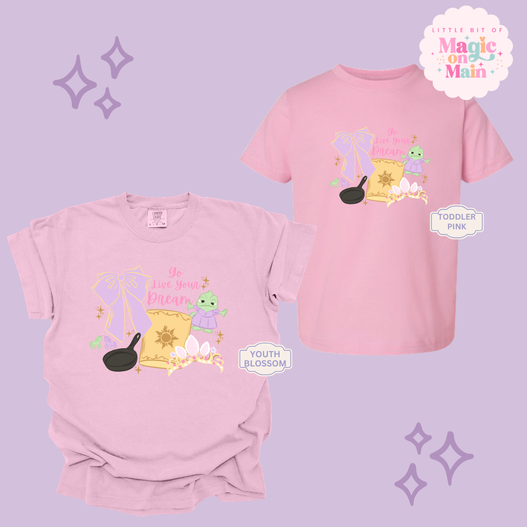 PRINTED GO LIVE YOUR DREAM - EXCLUSIVE TO MoM - YOUTH/TODDLER 10043