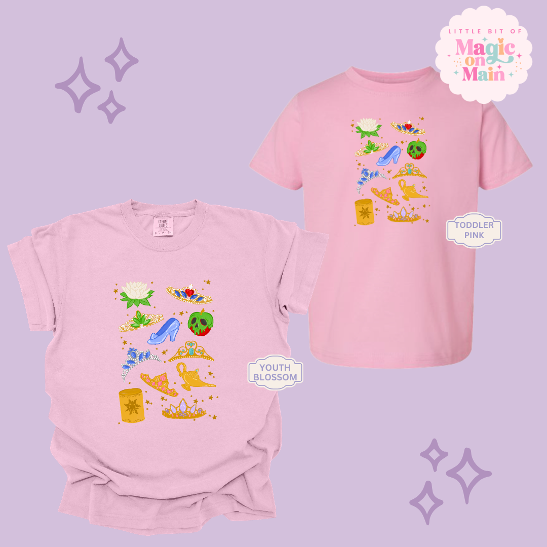 PRINTED PRINCESS ELEMENTS - YOUTH/TODDLER 10050