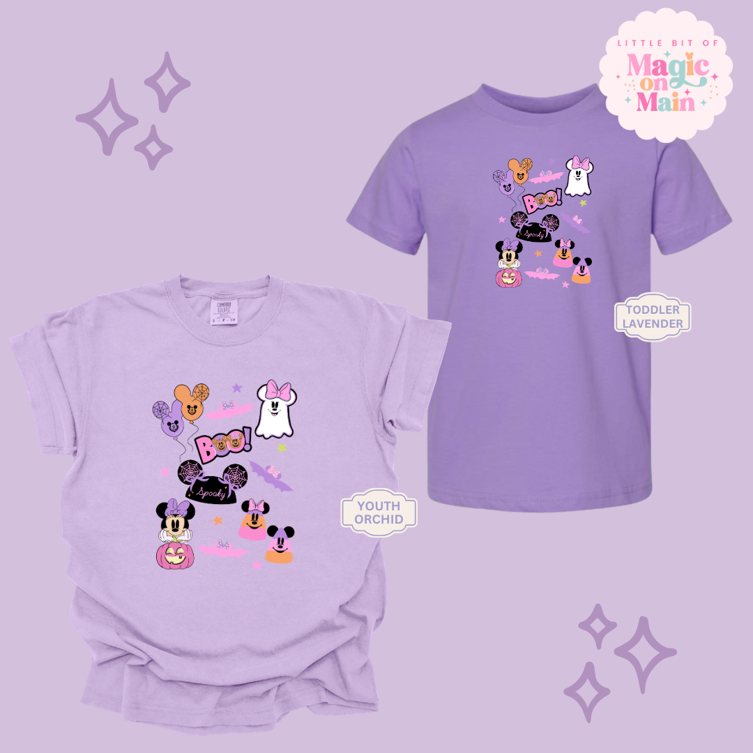 PRINTED GHOULY HALLOWEEN - EXCLUSIVE TO MoM - YOUTH/TODDLER 10059
