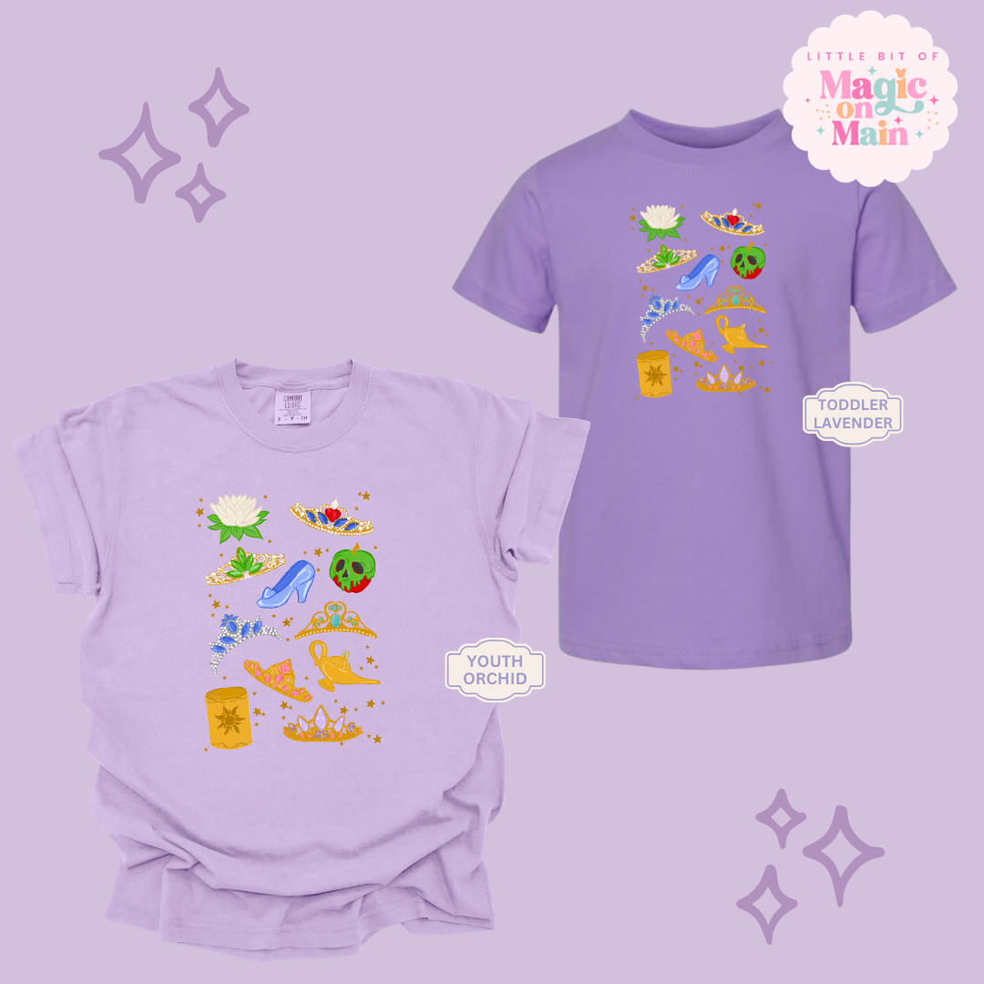 PRINTED PRINCESS ELEMENTS - YOUTH/TODDLER 10050