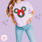 EMBROIDERED MICKEY WREATH - EXCLUSIVE TO MoM - WOMENS BOXY T-SHIRT