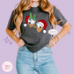 PRINTED DONALD & DAISY CHRISTMAS - WOMENS BOXY T-SHIRT