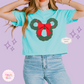 EMBROIDERED MICKEY WREATH - EXCLUSIVE TO MoM - WOMENS BOXY T-SHIRT