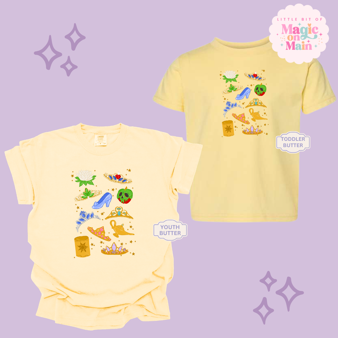 PRINTED PRINCESS ELEMENTS - YOUTH/TODDLER 10050