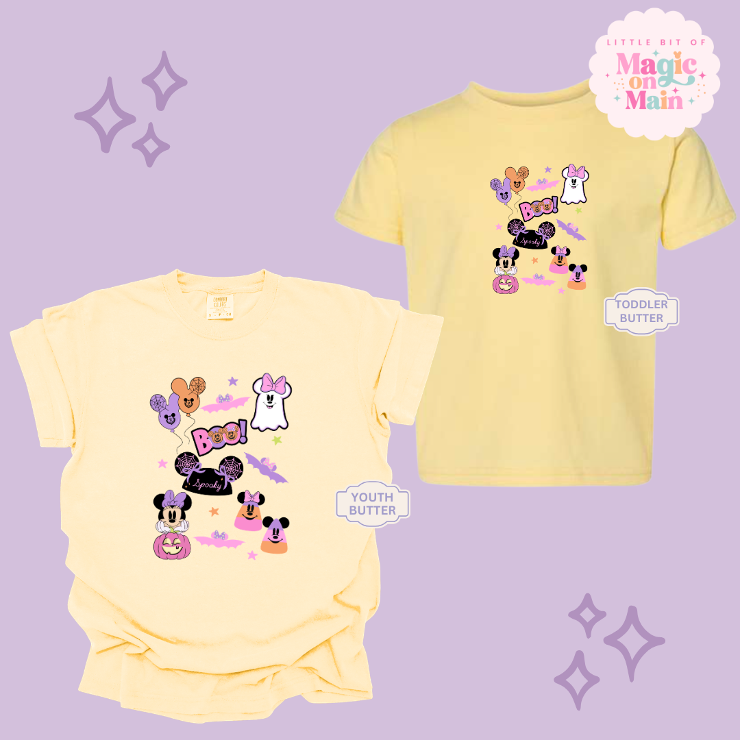 PRINTED GHOULY HALLOWEEN - EXCLUSIVE TO MoM - YOUTH/TODDLER 10059