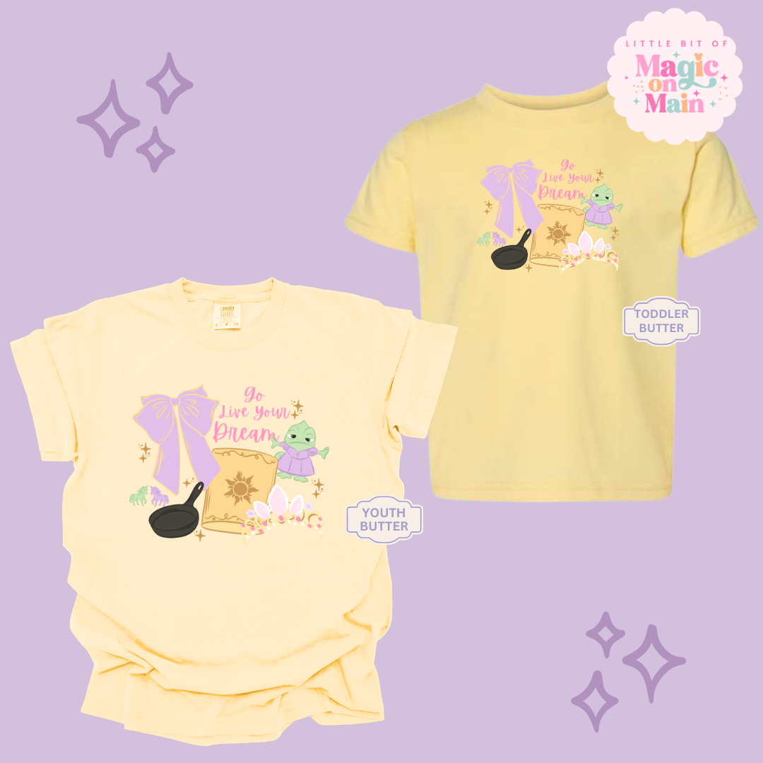 PRINTED GO LIVE YOUR DREAM - EXCLUSIVE TO MoM - YOUTH/TODDLER 10043