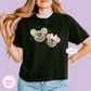 EMBROIDERED GINGERBREAD MICKEY & MINNIE - EXCLUSIVE TO MoM - WOMENS BOXY T-SHIRT