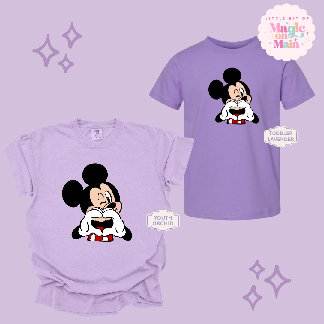 PRINTED MCKY HAND HEART - YOUTH/TODDLER 10016