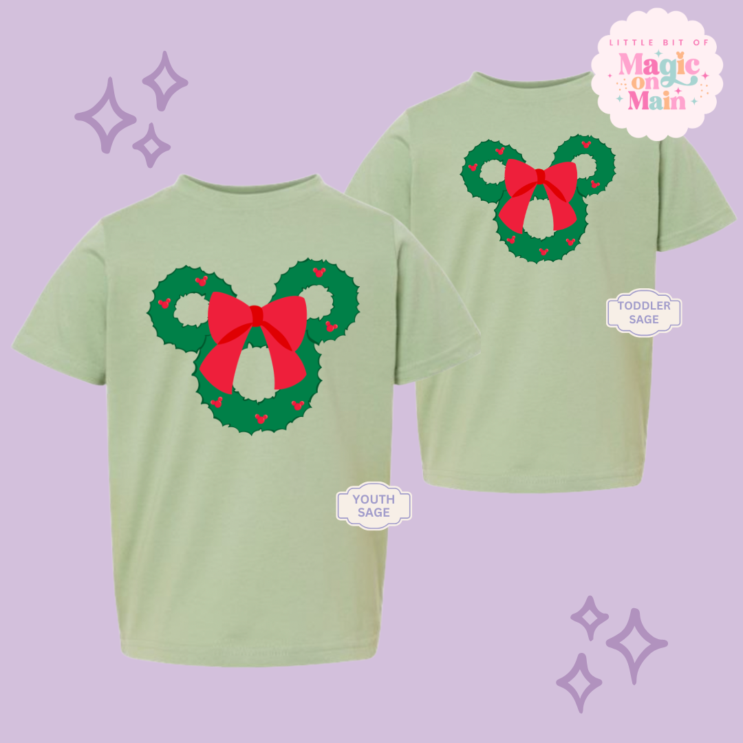 PRINTED MCKY WREATH - EXCLUSIVE TO MoM - YOUTH/TODDLER