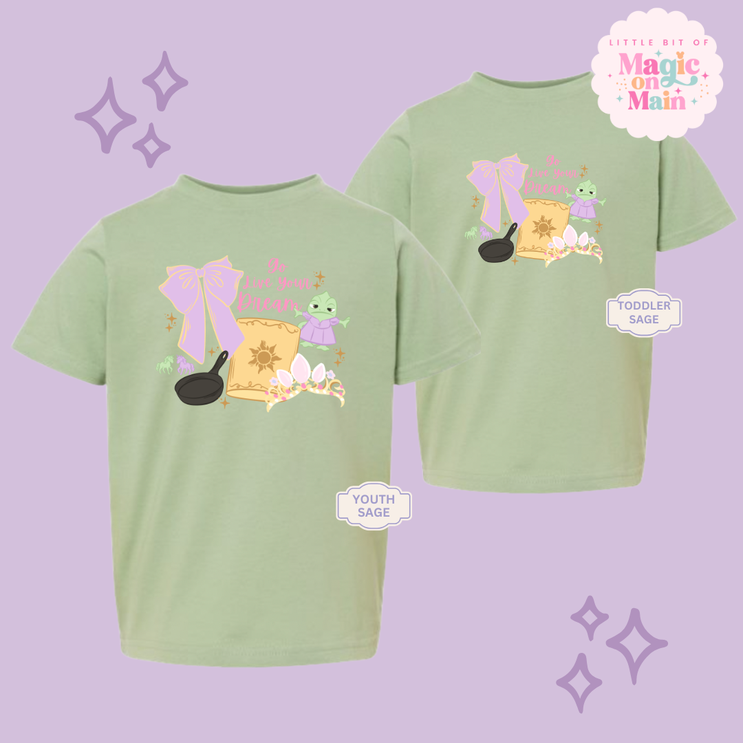 PRINTED GO LIVE YOUR DREAM - EXCLUSIVE TO MoM - YOUTH/TODDLER 10043