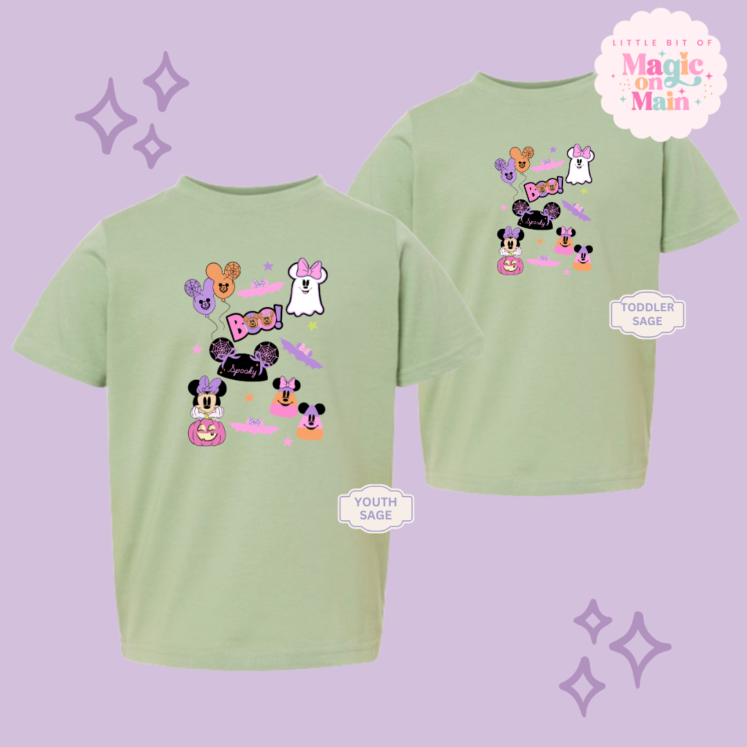 PRINTED GHOULY HALLOWEEN - EXCLUSIVE TO MoM - YOUTH/TODDLER 10059