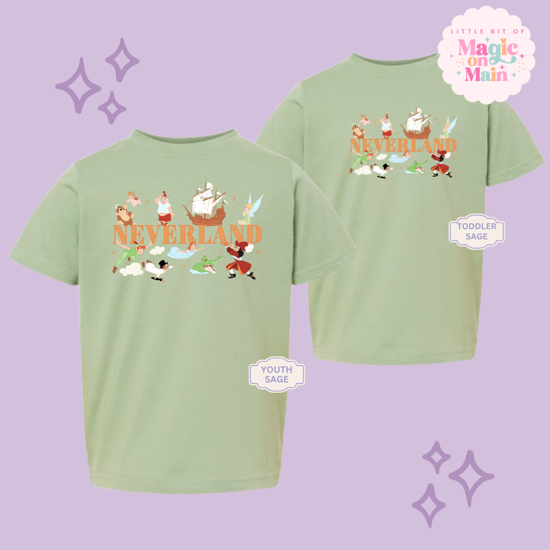 PRINTED NEVERLAND - EXCLUSIVE TO MoM - YOUTH/TODDLER 10049