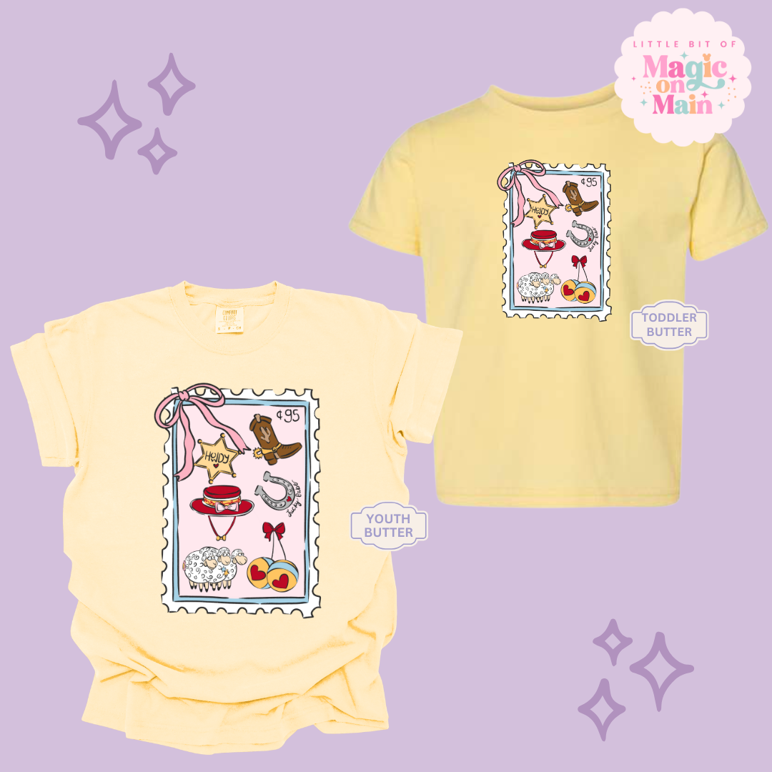 PRINTED GIRLIE POP STAMP - YOUTH/TODDLER 10002