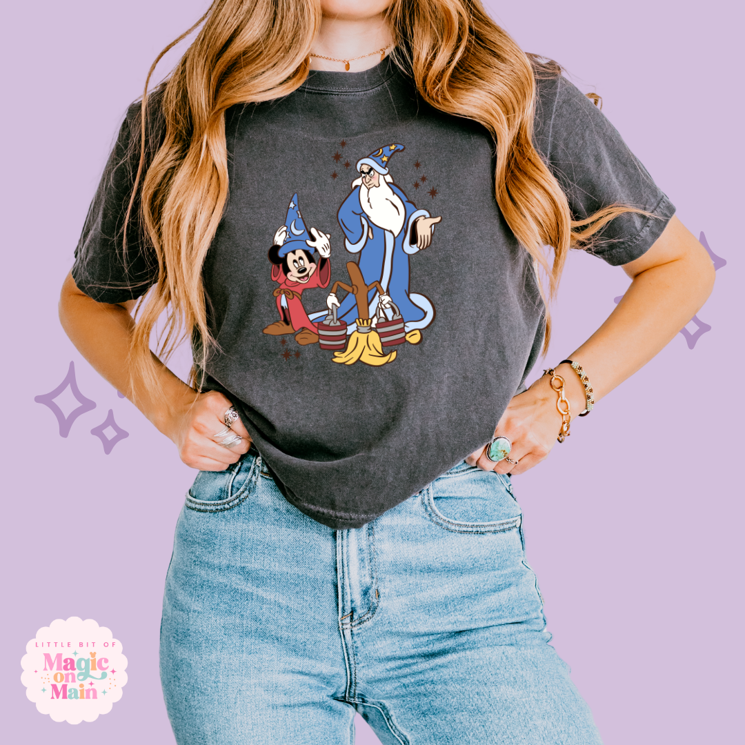 PRINTED SORCERER -  WOMENS BOXY T-SHIRT