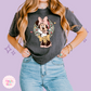 PRINTED MINNIE CHRISTMAS - WOMENS BOXY T-SHIRT