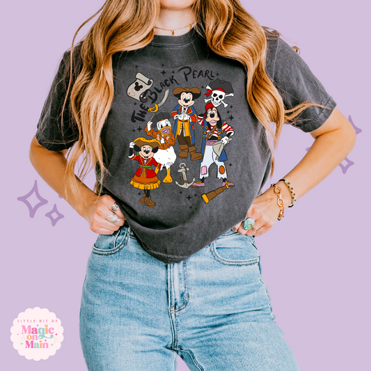 PRINTED PIRATES -  WOMENS BOXY T-SHIRT