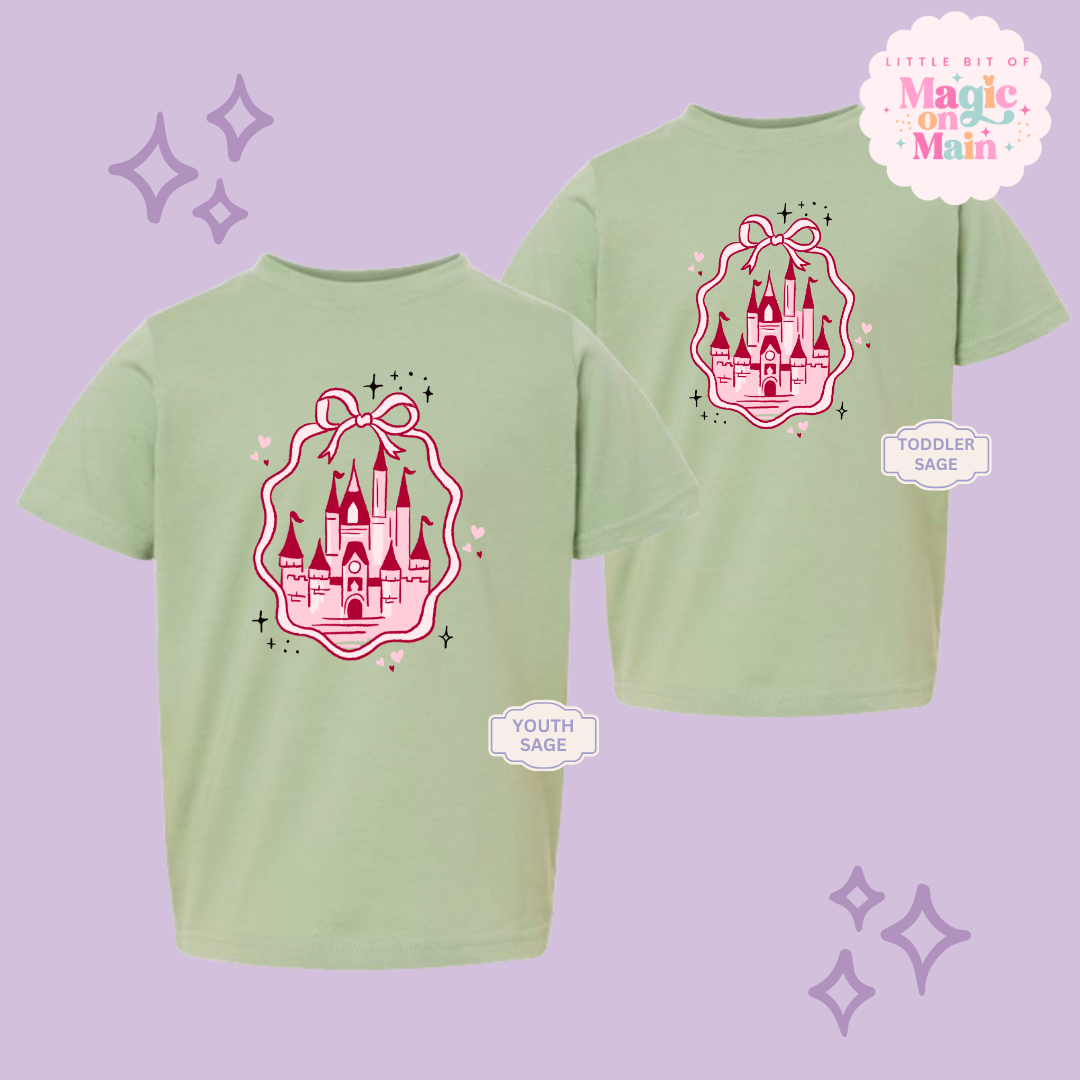 PRINTED PINK CASTLE - YOUTH/TODDLER 10003