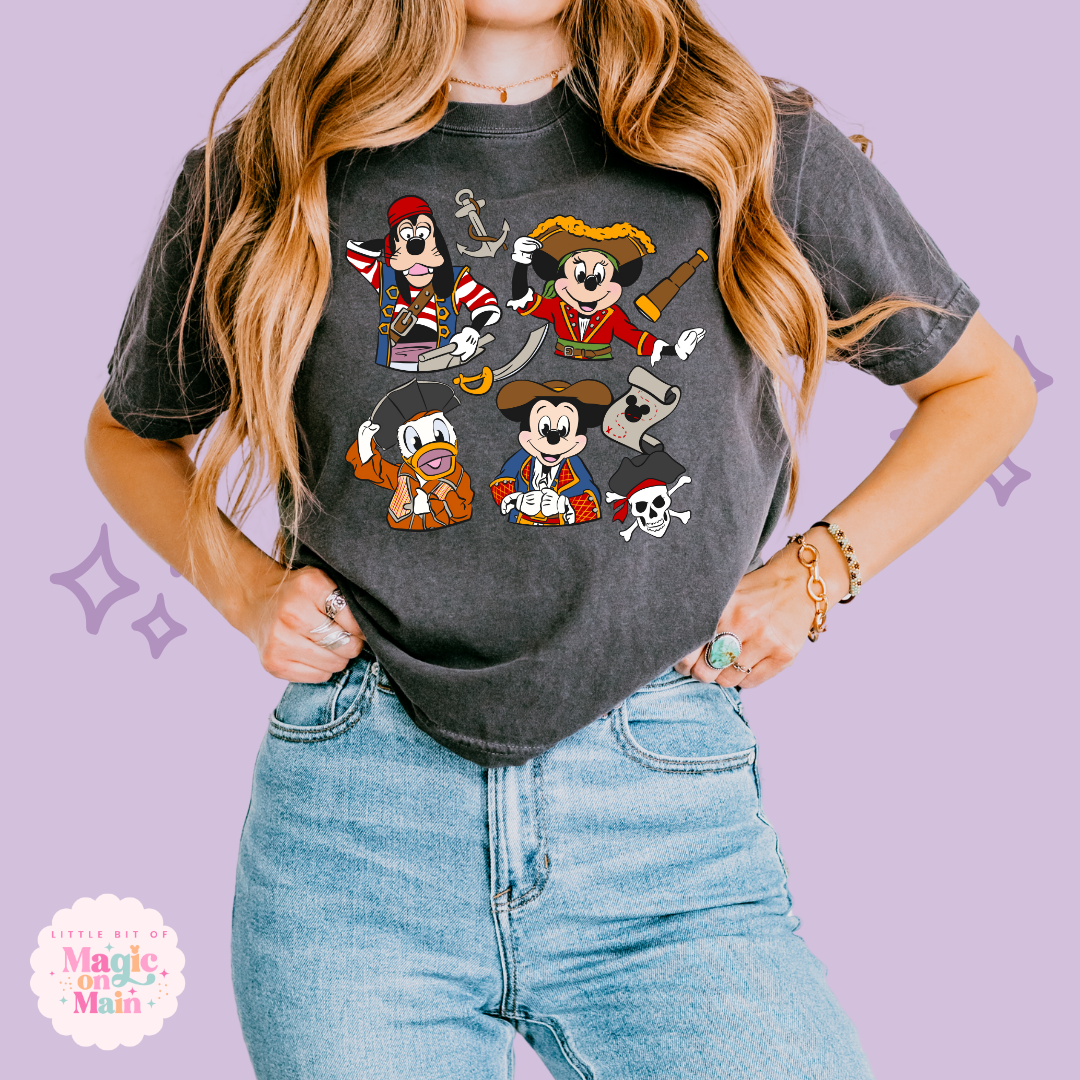 PRINTED PIRATES 2 -  WOMENS BOXY T-SHIRT