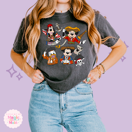 PRINTED PIRATES 2 -  WOMENS BOXY T-SHIRT