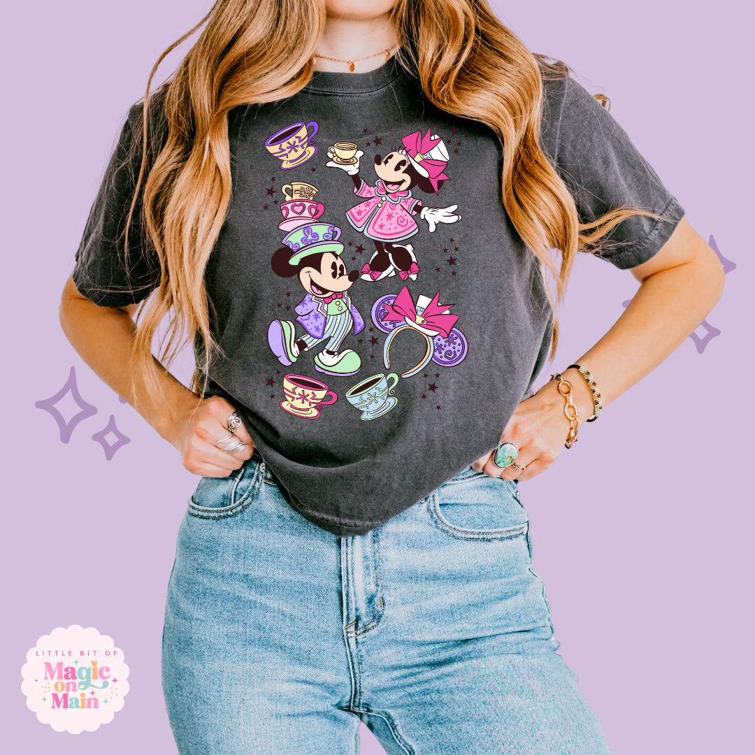 PRINTED MINNIES WONDERLAND -  WOMENS BOXY T-SHIRT