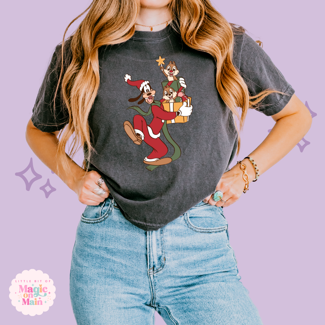 PRINTED GOOFY AND FRIENDS - WOMENS BOXY T-SHIRT