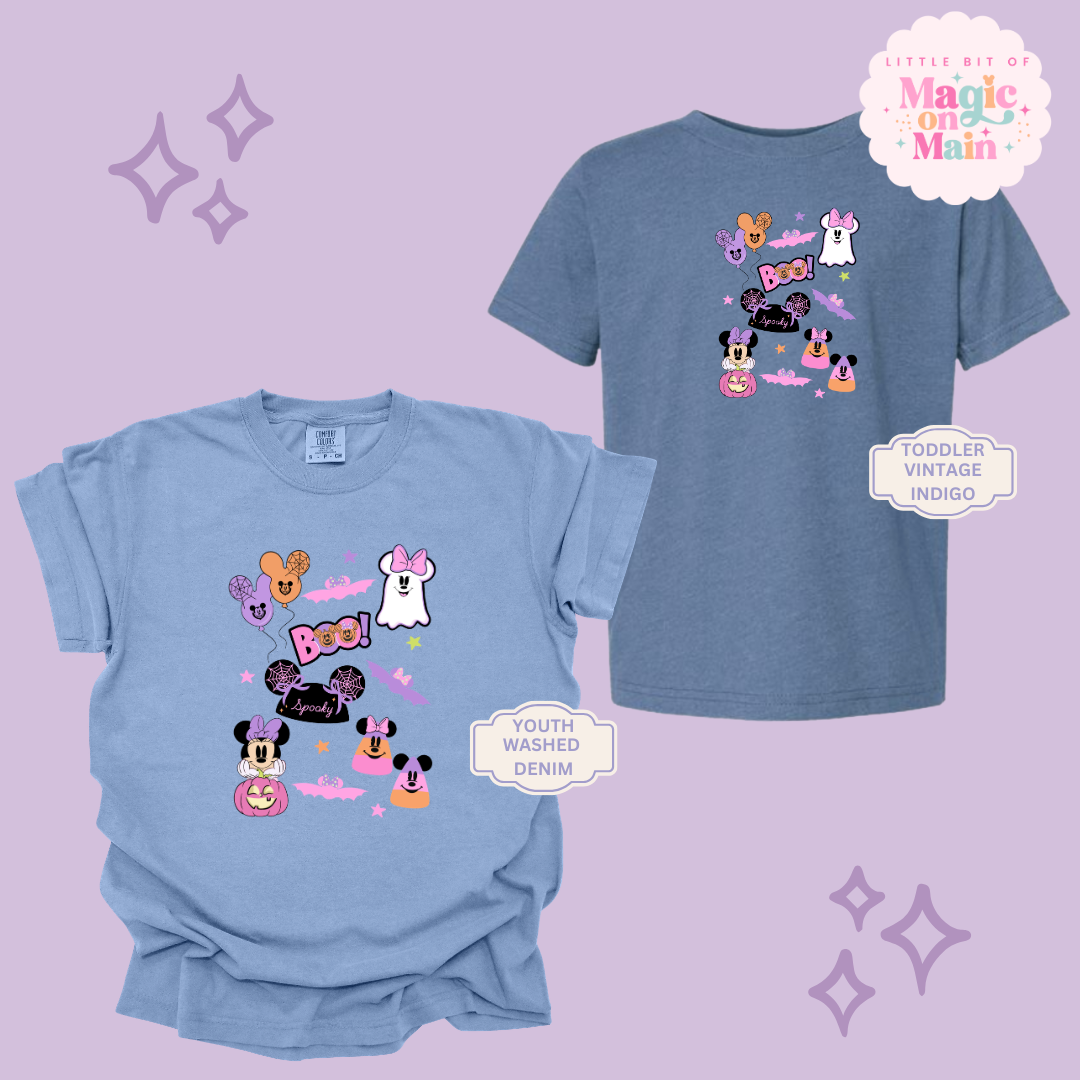 PRINTED GHOULY HALLOWEEN - EXCLUSIVE TO MoM - YOUTH/TODDLER 10059