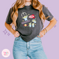 PRINTED ALIENS -  WOMENS BOXY T-SHIRT
